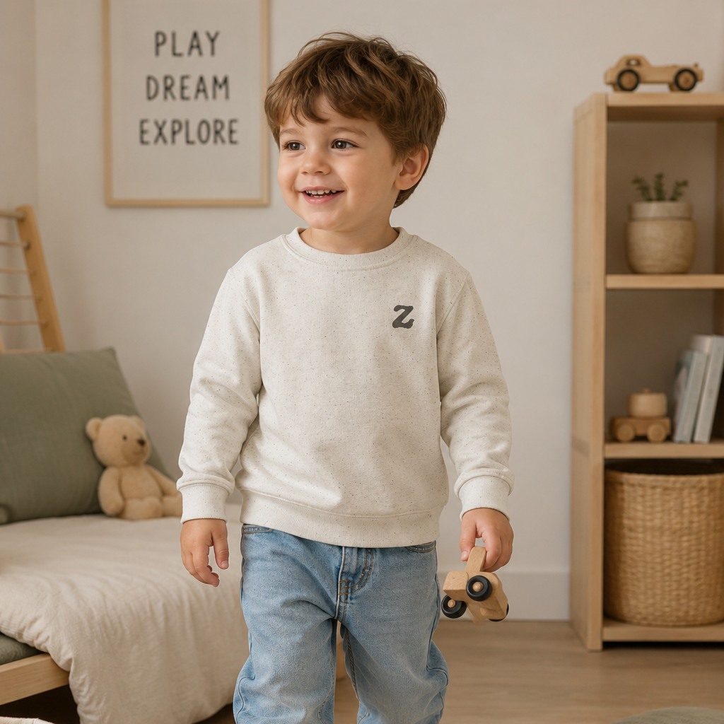 Mini Ambient Crewneck Soft Comfort Sweatshirt for Everyday Presence