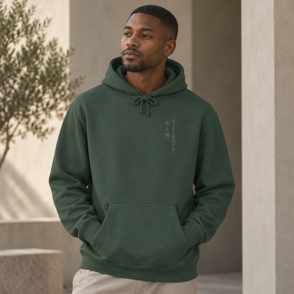 RAW SILENCE Heavyweight Hoodie