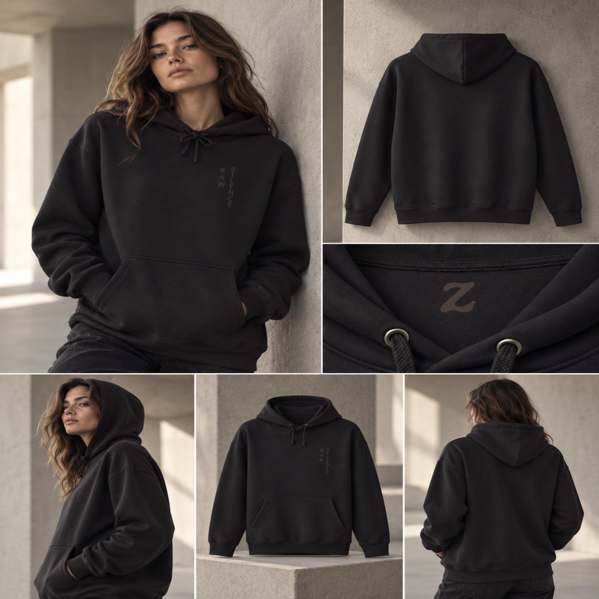 RAW SILENCE Heavyweight Hoodie